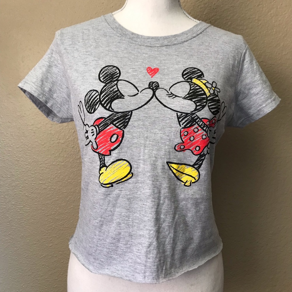 Mickey and Minnie Crop Top